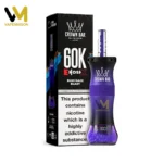 Al Fakher 60K Puffs Crown Bar E-Hose X o smaku Blue Razz Blast – jednorazowy vape na 60 000 zaciągnięć