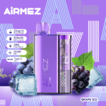 Airmez B20, 20 000 zaciągnięć, smak Grape Ice – jednorazowy vape 100vaping