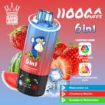 Bang Leader 110 tys. zaciągnięć 6 w 1: arbuz, lód, truskawka, Mamba, truskawka, arbuz – 100vaping