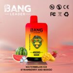 Jednorazowy vape Bang Leader 45 000 zaciągnięć o smaku arbuza z lodem, truskawki i mango – 100vaping