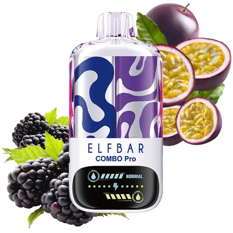 ELF BAR Combo Pro 30000 zaciągnięć – jednorazowy vape o smaku jeżyny i marakui – 100vaping
