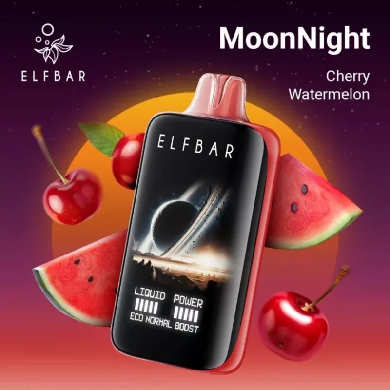 ELF BAR Moonnight 40 000 zaciągnięć – jednorazowy e-papieros o smaku wiśniowo-arbuzowym – 100vaping