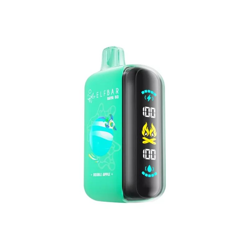 ELF BAR RAYA D3 25 000 zaciągnięć – jednorazowy vape o smaku podwójnego jabłka – 100vaping