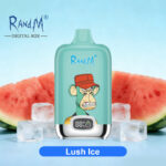 Jednorazowy e-papieros RandM Tornado 12000 o smaku Lush Ice – 100vaping