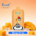 Jednorazowy e-papieros RandM Tornado 12000 o smaku „Mango On Ice” – 100vaping