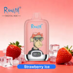 Jednorazowy e-papieros RandM Tornado 12000 o smaku truskawkowego lodu – 100vaping