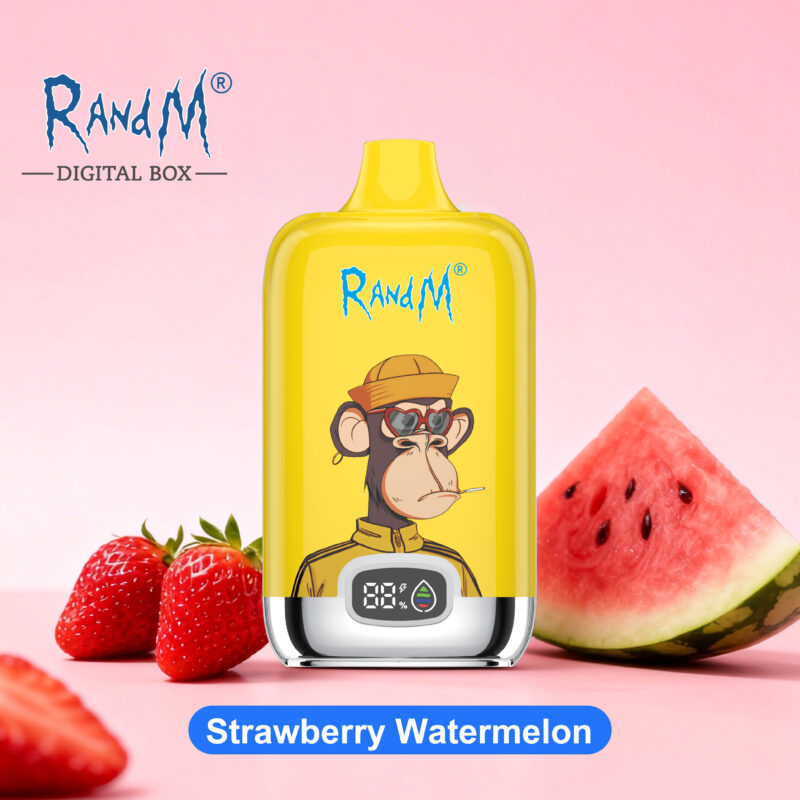 RandM Tornado 12000 Strawberry Watermelon Flavor Disposable Vape - 100vaping