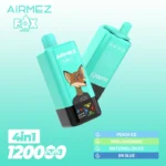 Airmez Fox – jednorazowy vaporizer o pojemności 120 000 zaciągnięć, 4 smaki w jednym – 100vaping