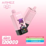 Szczegóły dotyczące jednorazowego urządzenia do wapowania Airmez Fox 120K Puffs 4 w 1 – 100vaping