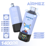 Airmez FOX 6 w 1, 140 000 zaciągnięć, smak nr 5 – brzoskwinia z lodem, mango z lodem, Dr Blue
