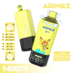 Airmez FOX 6 w 1, 140 tys. zaciągnięć, smak nr 6 – truskawka z bananem, Vimto, jagoda z wiśnią i żurawiną