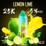 Airmez Tornado 25 000 zaciągnięć o smaku cytrynowo-limonkowym – jednorazowy e-papieros 100vaping