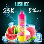 Airmez Tornado 25 000 zaciągnięć, smak Lush Ice – jednorazowy vape 100vaping