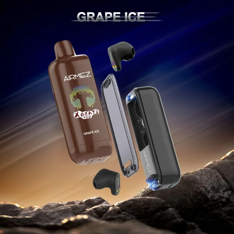 Airmez Xbeats Pro 50 000 zaciągnięć o smaku Grape Ice – 100vaping