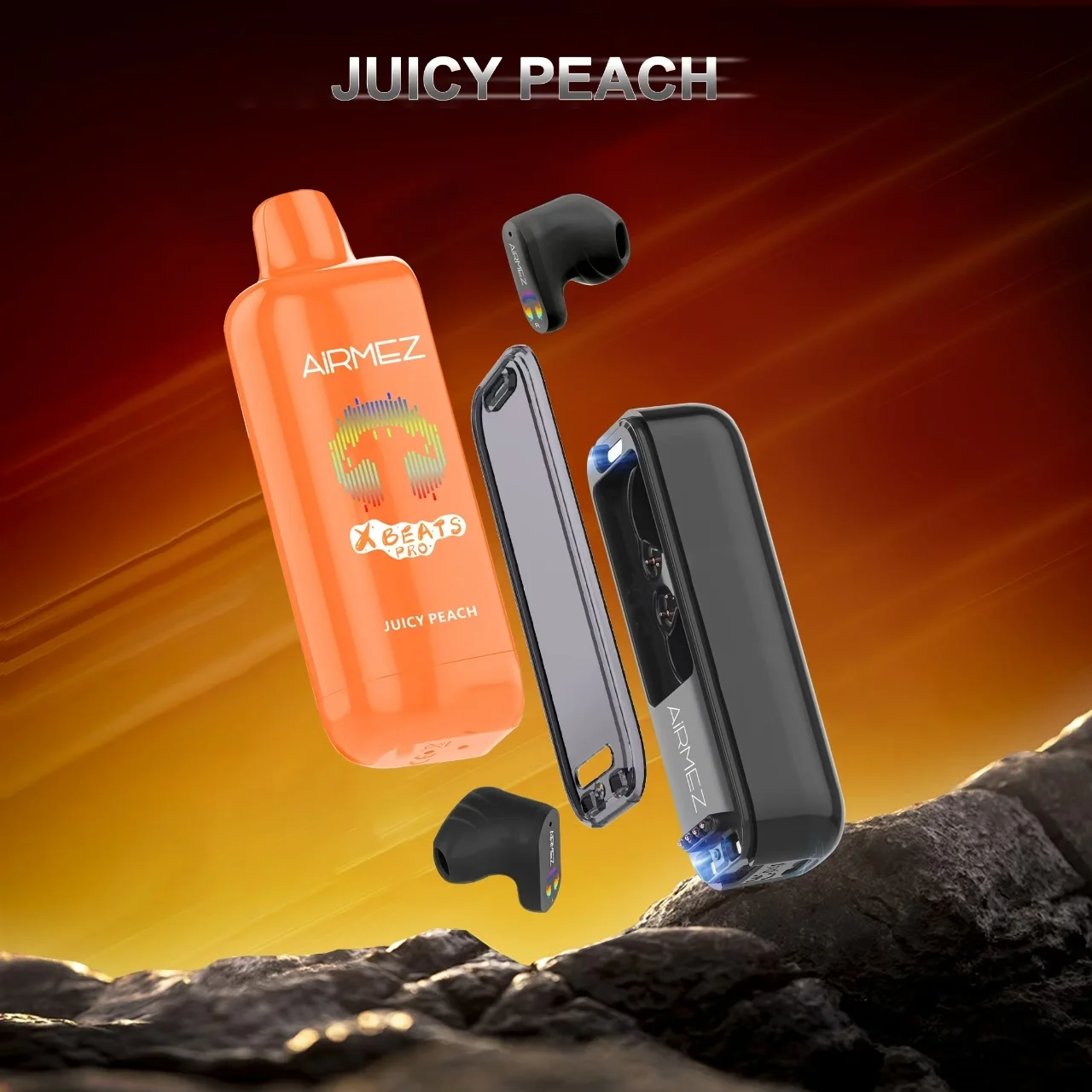 Airmez Xbeats Pro 50 000 zaciągnięć o smaku soczystej brzoskwini – 100vaping