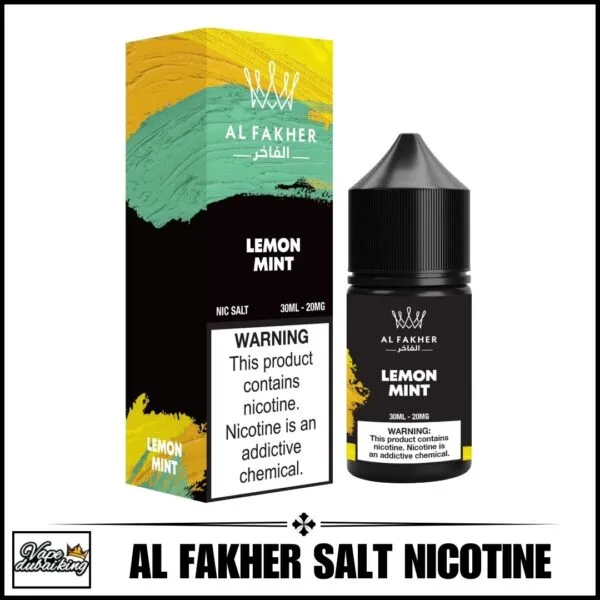 Płyn do e-papierosów AL Fakher z solą nikotynową, 30 ml, 30 mg, smak cytrynowo-miętowy – 100vaping
