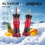 ATVS AL SAHIM – jednorazowy e-papieros o smaku mango i ananasa, 200 000 zaciągnięć – 100vaping