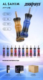 Lista produktów ATVS AL SAHIM 200K Puffs – jednorazowe e-papierosy – 100vaping