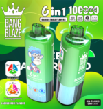 Bang Blaze – jednorazowy vape 100 000 zaciągnięć, 6 smaków w jednym: Lemon Romance, Blueberry Raspberry i Peach Menthol – 100vaping