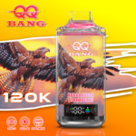 QQ Bang 120K Puffs Hubba Bubba Strawberry Flavor Disposable Vape - 100vaping