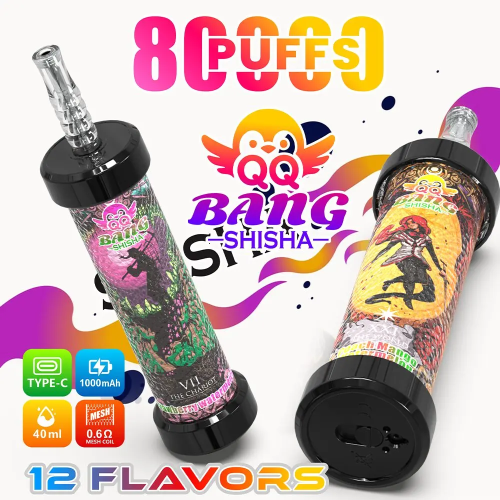 100vaping-qq-bang-80k-puffs-shisha-vape-flavor-main-image QQ Bang Shisha 80K Puffs Disposable Vape Main Image - 100vaping