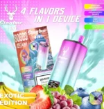 Stag Bar 4 w 1, 80 000 zaciągnięć, smaki: banan, truskawka, truskawka, winogrono, Red Bull, podwójne jabłko – jednorazowy e-papieros – 100vaping