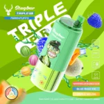 Jednorazowy vaporizer Stagbar Triple Pro 75K Puffs o smakach: arbuz, guma balonowa, Blue Razz, lód i potrójny melon – 100vaping