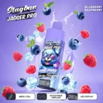 Jednorazowy e-papieros Stagbar Jagger Pro 40K Puffs o smaku jagodowo-malinowym – 100vaping