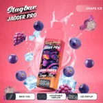 Jednorazowy e-papieros Stagbar Jagger Pro 40K Puffs o smaku Grape Ice – 100vaping