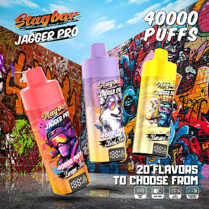 Jednorazowy vape Stagbar Jagger Pro 40K Puffs – 100vaping