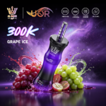 UOR AL BANG 300K Puffs Shisha Grape Ice Flavor Disposable Vape - 100vaping