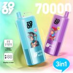 ZOOY TRIPLE 70K Puffs 3-w-1 – zdjęcie główne – jednorazowy vape – 100vaping