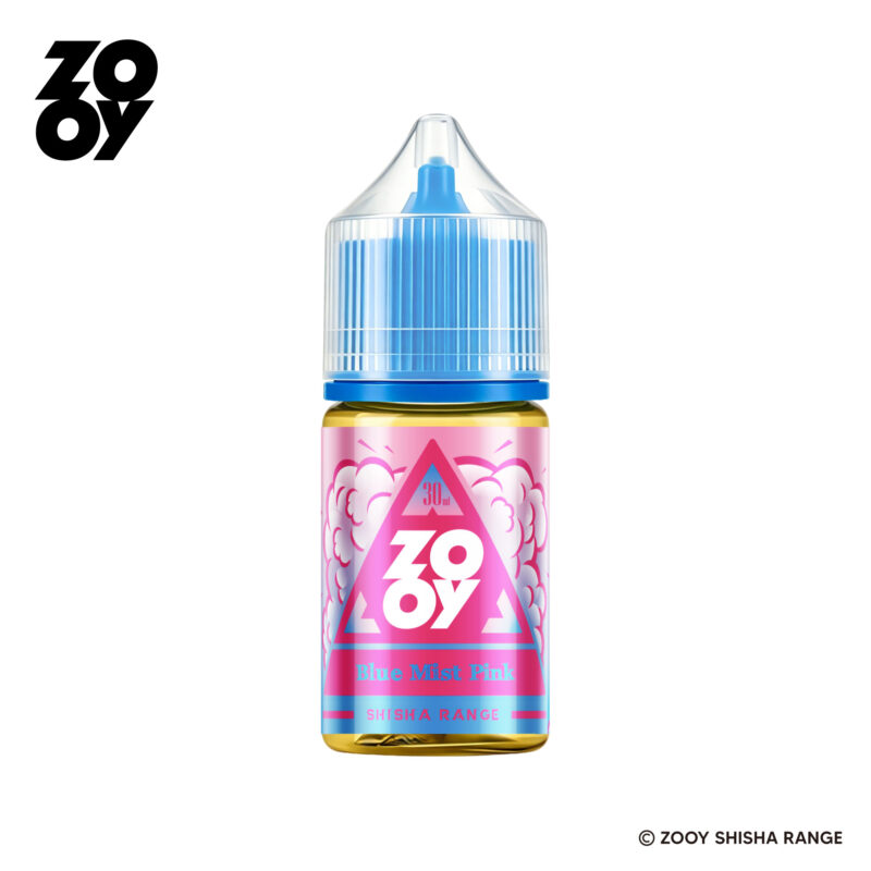 ZOOY Seria Shisha – płyn do e-papierosów 30 ml o smaku Blue Mist Pink – 100vaping