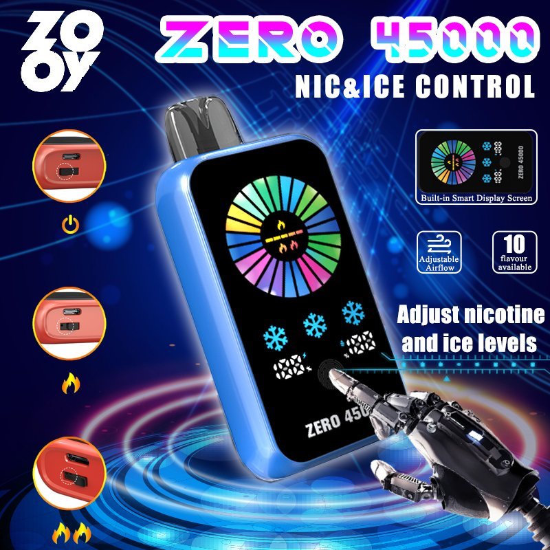 ZOOY ZERO 45K Puffs – zdjęcie główne – jednorazowy vape – 100vaping
