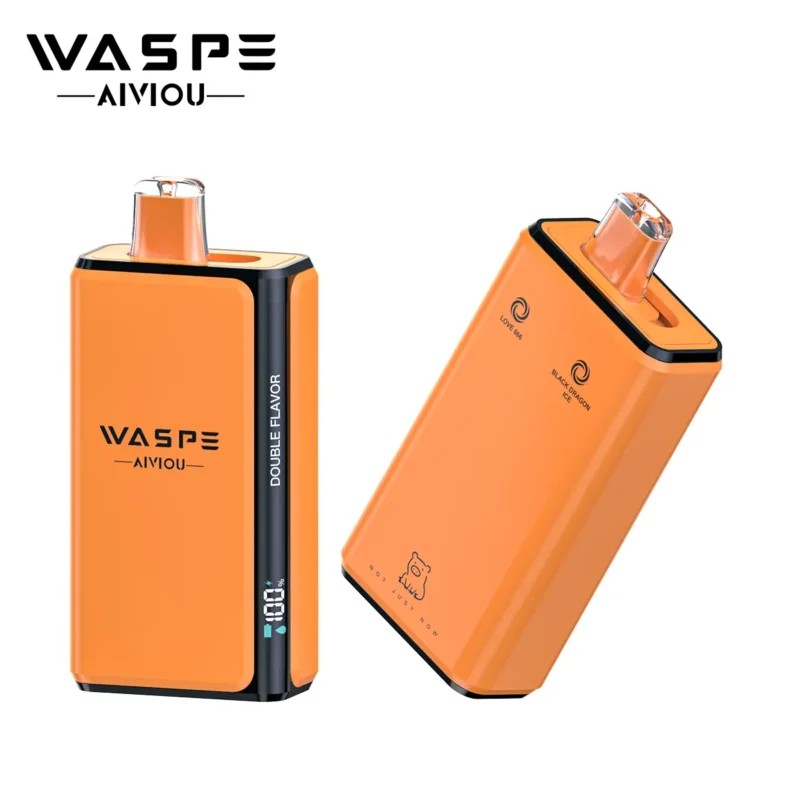 WASPE Double Flavor 100K Pro Puffs Black Dragon Ice & Love 666 Flavor Disposable Vape - 100vaping