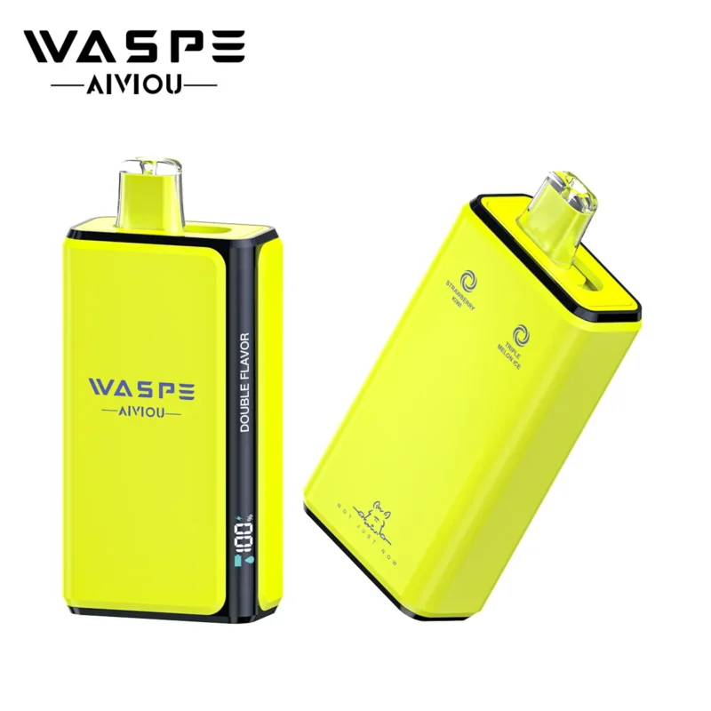 WASPE Double Flavor 100K Pro Puffs Triple Melon Ice & Strawberry Kiwi Flavor Disposable Vape - 100vaping