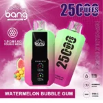 Bang 25K Puffs Disposable Vape Rechargeable – Watermelon Bubble Gum