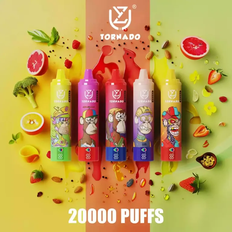 Jednorazowy vaporizer UZY Tornado na 20 000 zaciągnięć