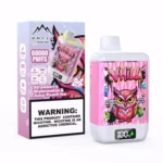 VHILL TWINS 60 000 zaciągnięć – truskawka, arbuz, soczysta brzoskwinia, lód – jednorazowy vape